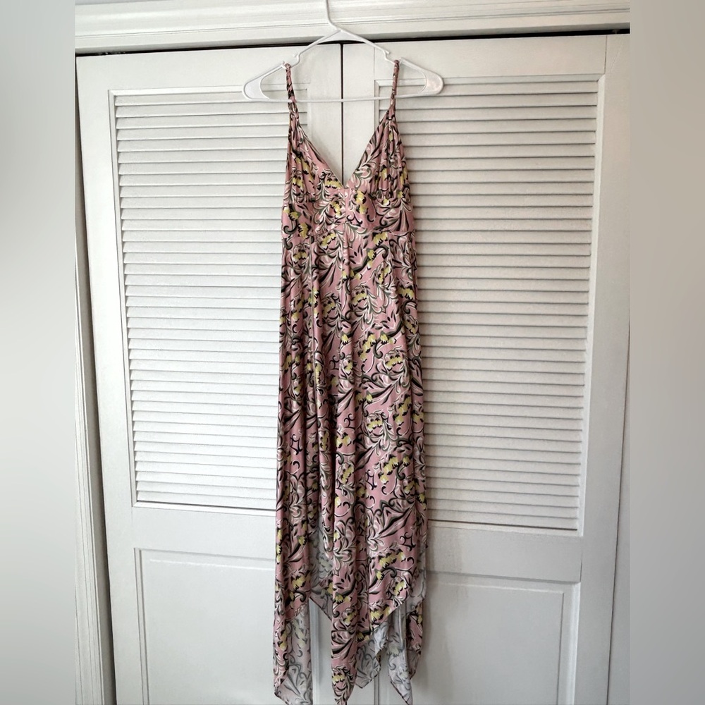 Floral Pink Maxi Dress